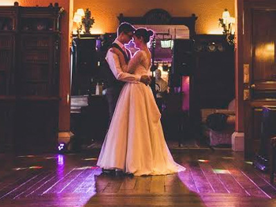 Picture of Peter Lock working at a wedding