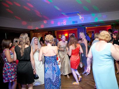 Picture of Peter Lock working at a wedding