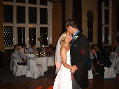 Picture of John Schofield working at a wedding