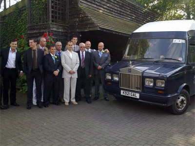 Picture of Neil Walters working at a wedding