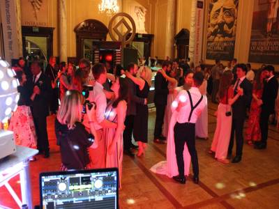 Picture of Chris Quenon working at a wedding