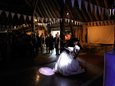 Picture of Martin Facey working at a wedding