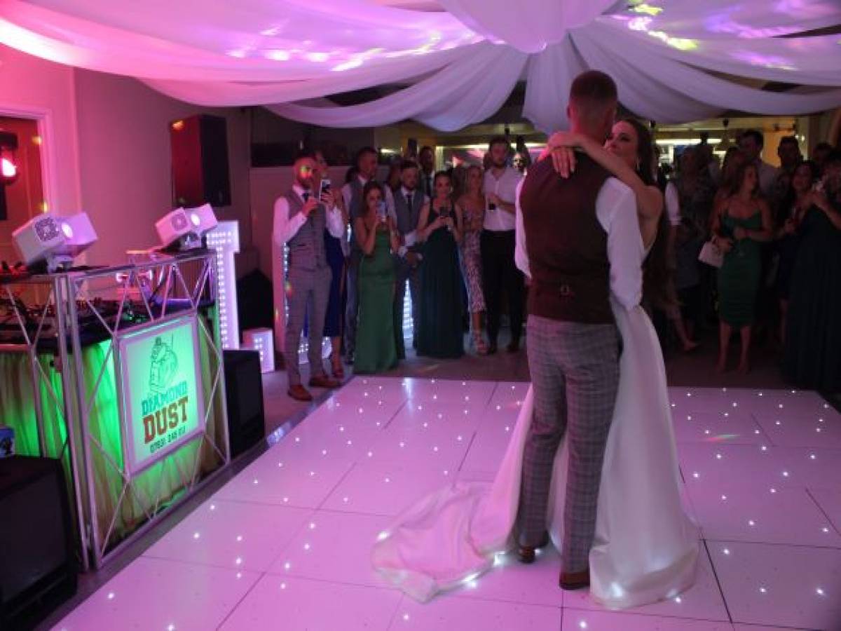 Picture of Martin Thompson working at a wedding