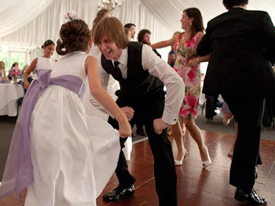 Picture of Anthony Torrance working at a wedding