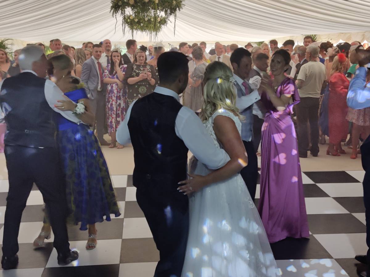 Picture of Adam Postgate working at a wedding