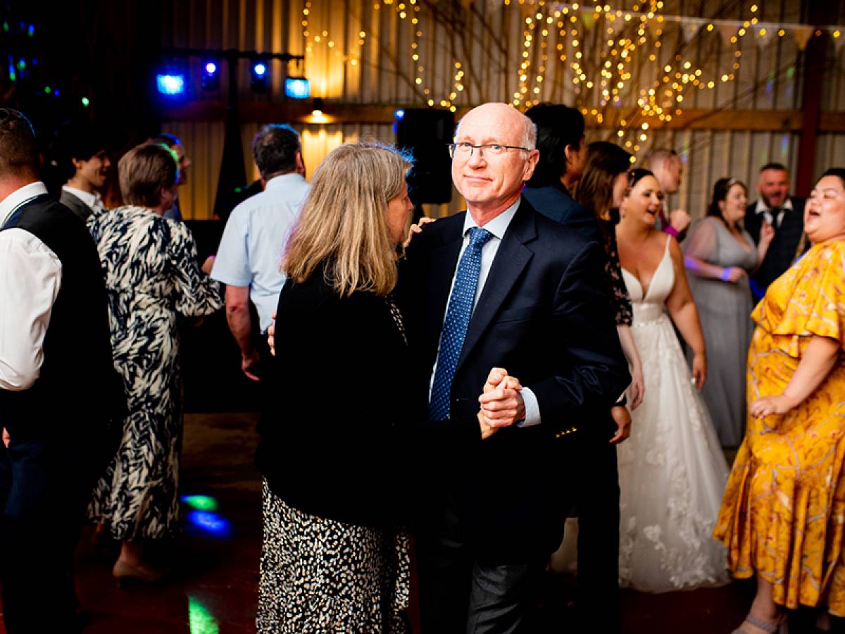 Picture of Richard Shire working at a wedding